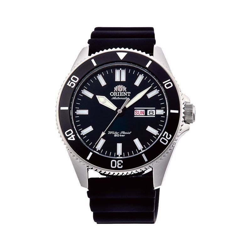 Kanno Automatic Black Rubber- Orient