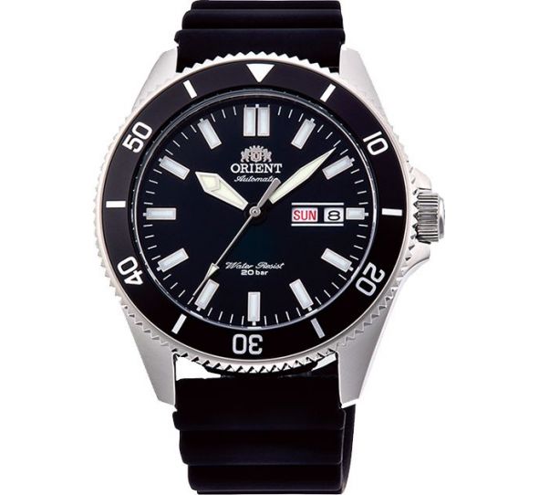 Kanno Automatic Black Rubber- Orient