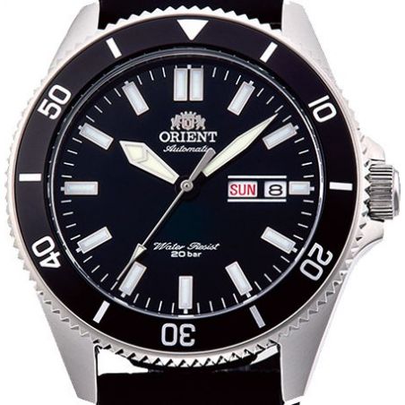 Kanno Automatic Black Rubber- Orient