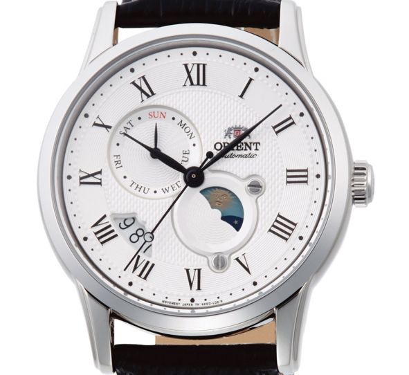 Montre Orient Sun and Moon White RA-AK0008S