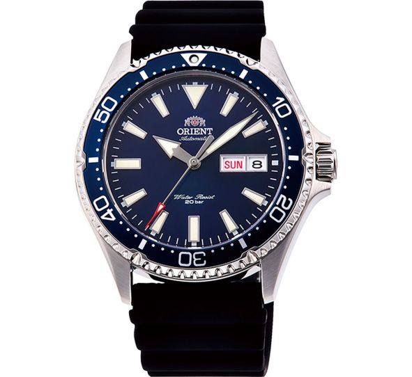 Montre Orient Mako 3 Saphir Blue Rubber RA-AA0006L