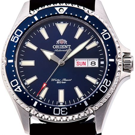 Montre Orient Mako 3 Saphir Blue Rubber RA-AA0006L