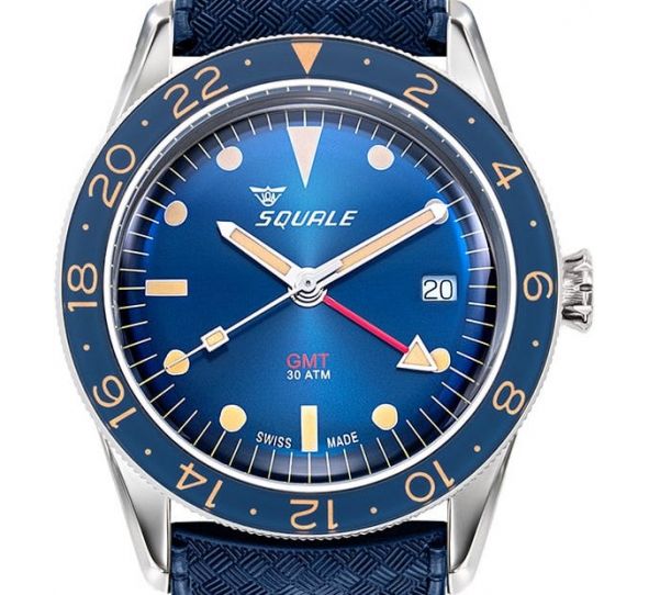 Montre Squale Sub-39 GMT Vintage Blue