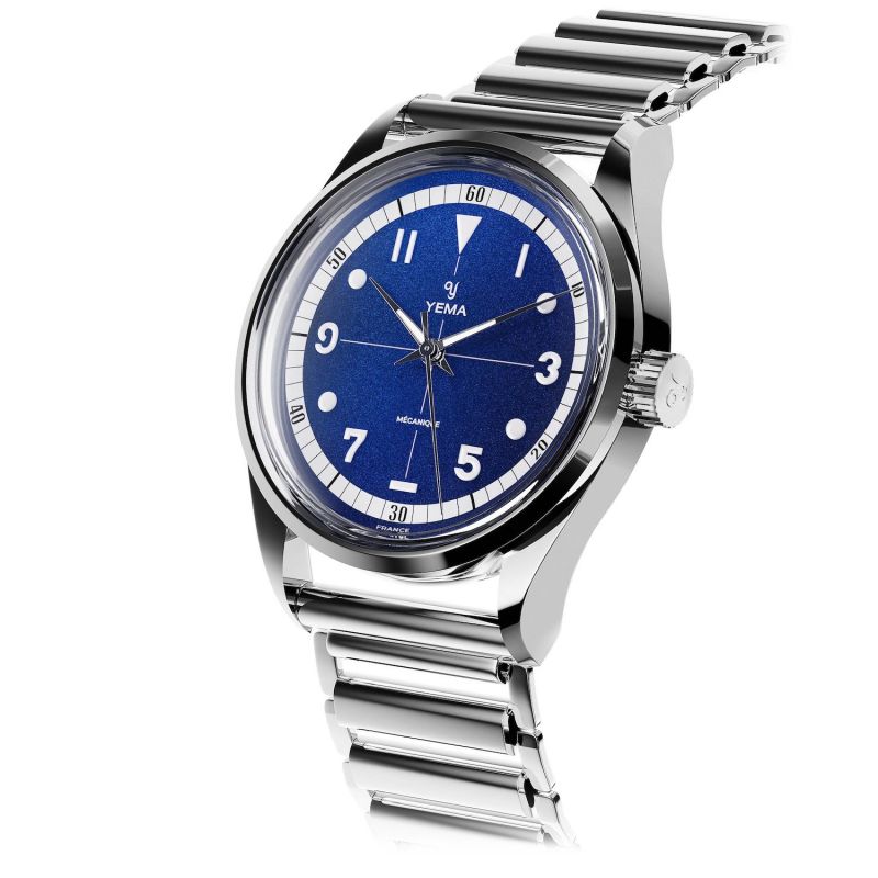 Montre Yema Urban Field Blue Bonklip 37,5/40mm