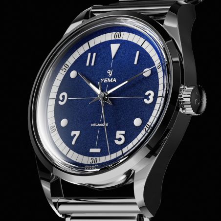 Montre Yema Urban Field Blue Bonklip 37,5/40mm