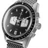 Montre Yema Rallygraf Meca-Quartz II Reverse Panda Maille Milanaise