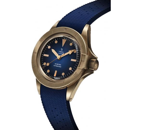 Montre Yema Superman Bronze CMM.10 Blue Limited Edition