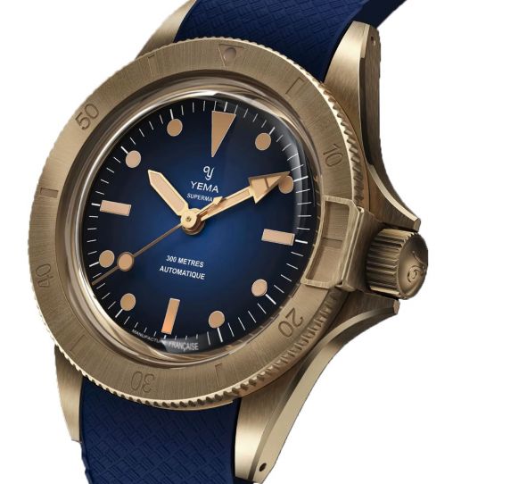 Montre Yema Superman Bronze CMM.10 Blue Limited Edition