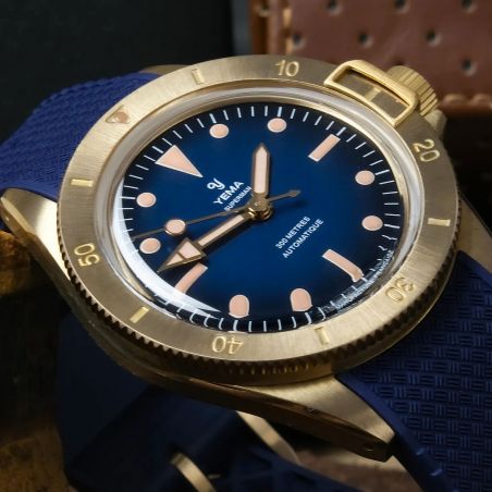 Montre Yema Superman Bronze CMM.10 Blue Limited Edition