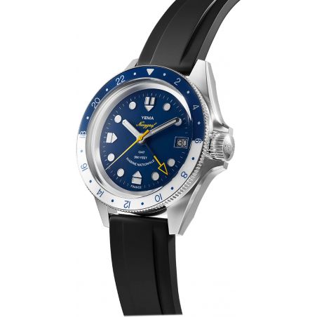 Montre Yema Navygraf Marine Nationale GMT