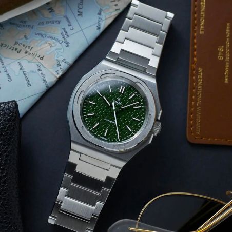 Montre Yema Urban Traveller Vert YWTR23-ZMS