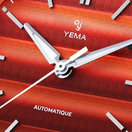 Montre Yema Wristmaster Traveller Orange YWTR24-RMS