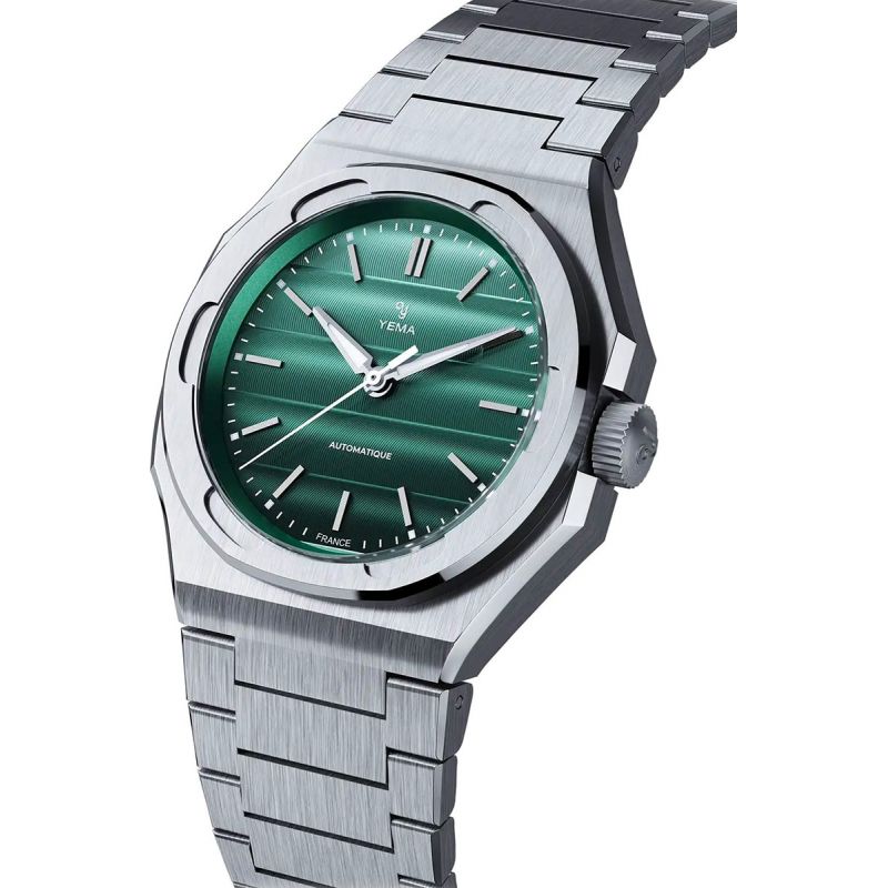 Montre Yema Wristmaster Traveller Vert YWTR24-ZMS