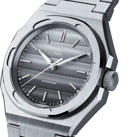 Montre Yema Wristmaster Traveller Gris YWTR24-CMS