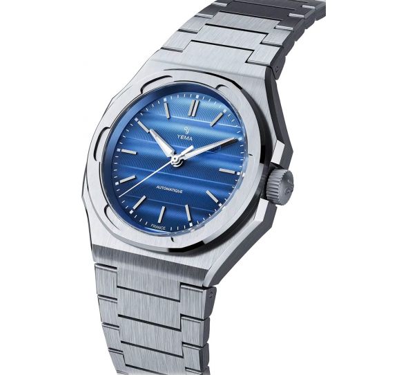 Montre Yema Wristmaster Traveller Bleu YWTR24-GMS