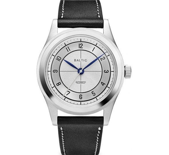 Montre Baltic HMS 002 Argenté / Cuir