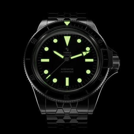 Montre Yema Superman Slim CMM.20 Noir