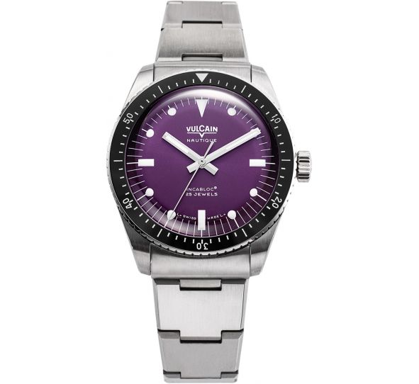 Montre Vulcain Skindiver Nautique Purple Acier Limited Edition