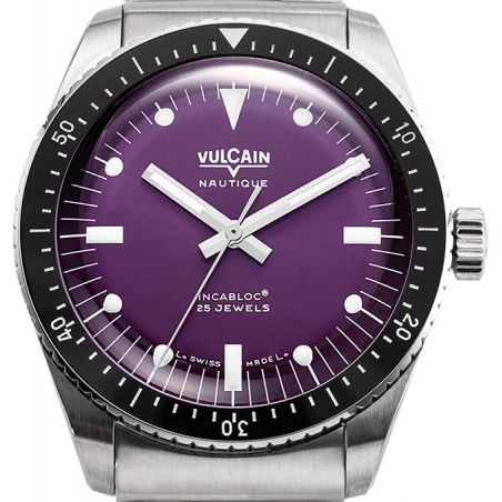 Montre Vulcain Skindiver Nautique Purple Acier Limited Edition