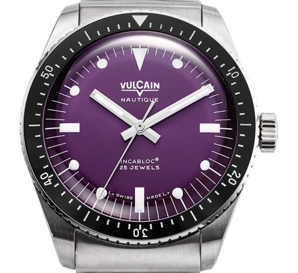 Montre Vulcain Skindiver Nautique Purple Acier Limited Edition