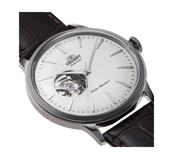 Bambino Open Heart Silver - Orient 