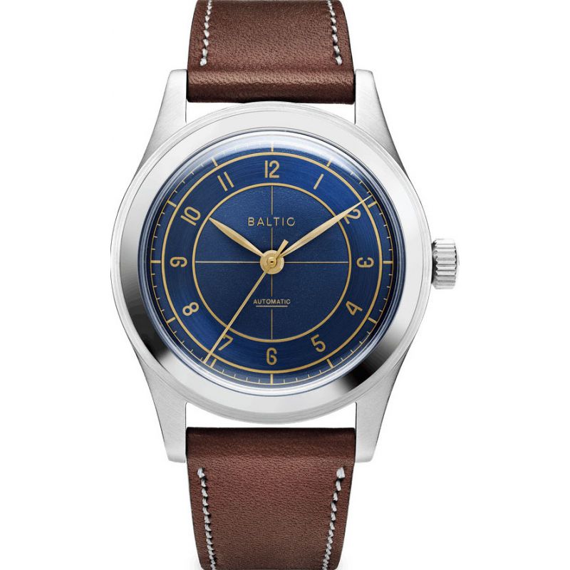 Montre Baltic HMS 002 Bleu Gilt / Cuir