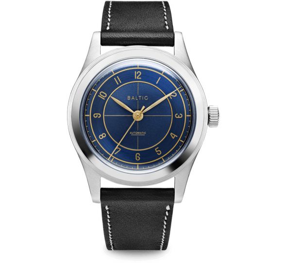 Montre Baltic HMS 002 Bleu Gilt / Cuir