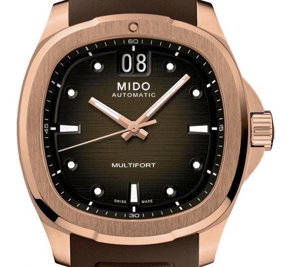 Montre Mido Multifort TV Big Date Brown Rubber