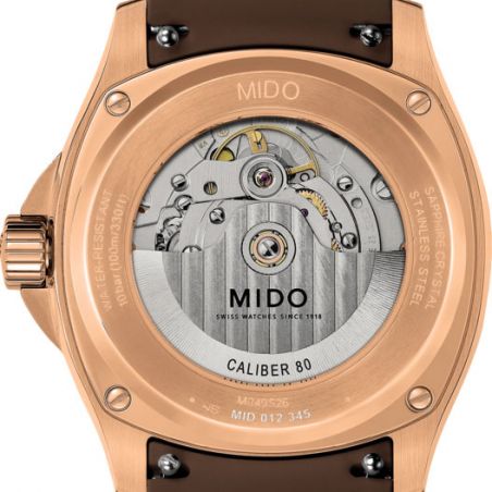 Montre Mido Multifort TV Big Date Brown Rubber