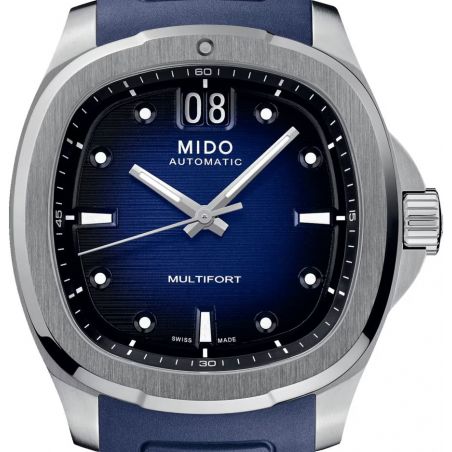 Montre Mido Multifort TV Big Date Bleu Rubber