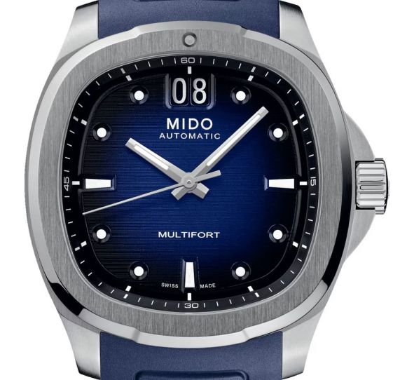 Montre Mido Multifort TV Big Date Bleu Rubber