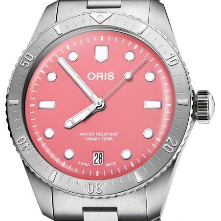 Montre Oris Divers Sixty-Five Cotton Candy Pink 