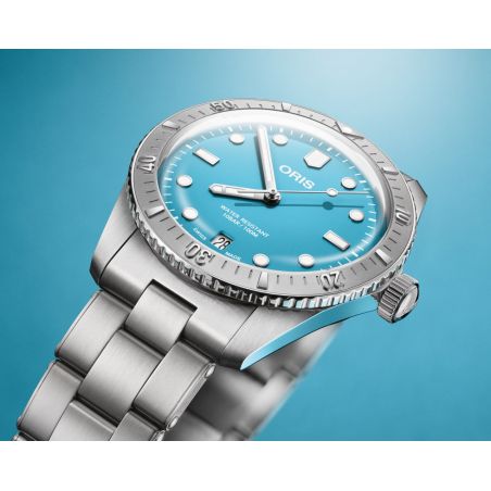 Montre Oris Divers Sixty-Five Cotton Candy Blue