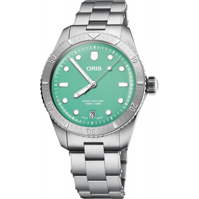 Montre Oris Divers Sixty-Five Cotton Candy Green