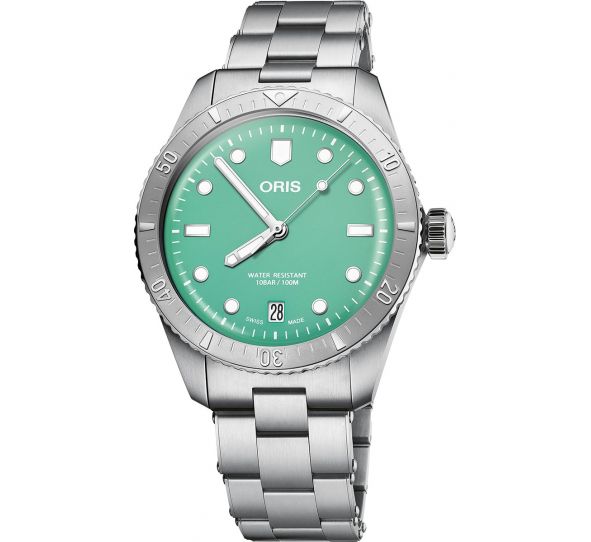 Montre Oris Divers Sixty-Five Cotton Candy Green