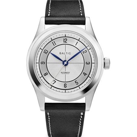 Montre Baltic HMS 002 Argenté / Cuir