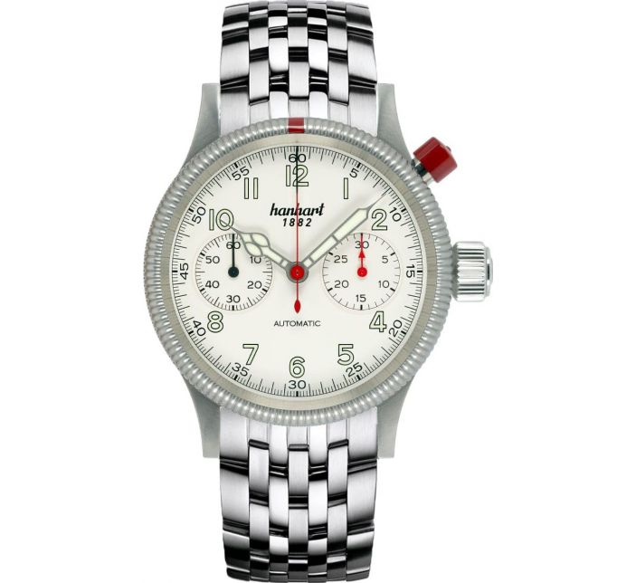 Montre Hanhart Pioneer MK I Off-White 714.200-6428