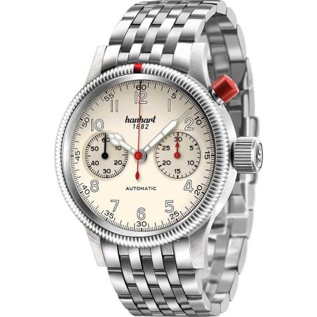 Montre Hanhart Pioneer MK I Off-White 714.200-6428