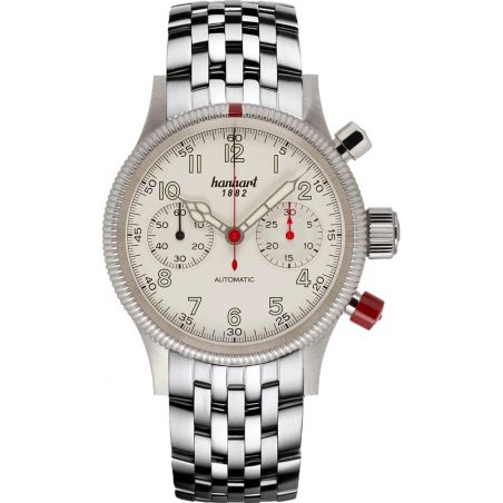 Montre Hanhart Pioneer MK II Off-White 716.200-6428