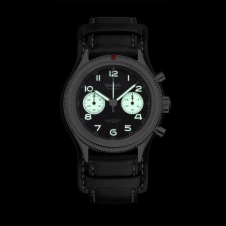 Montre Hanhart 417 ES Flyback Reverse Panda 42mm H721.211