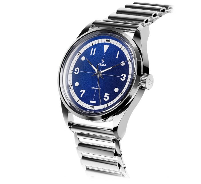 Montre Yema Urban Field Blue Bonklip 37,5/40mm