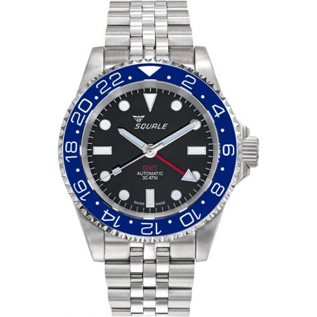 Montre Squale 1545 GMT SQGMTBLBK