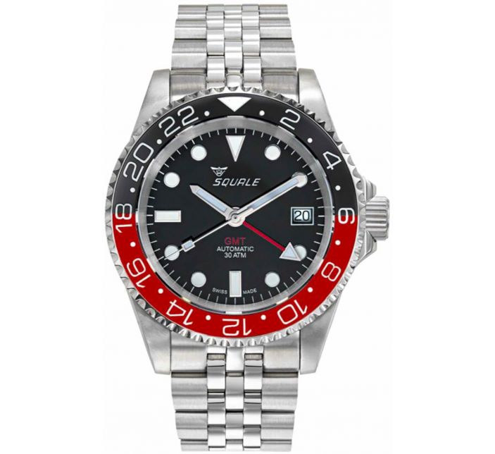 Montre Squale 1545 GMT SQGMTBKR