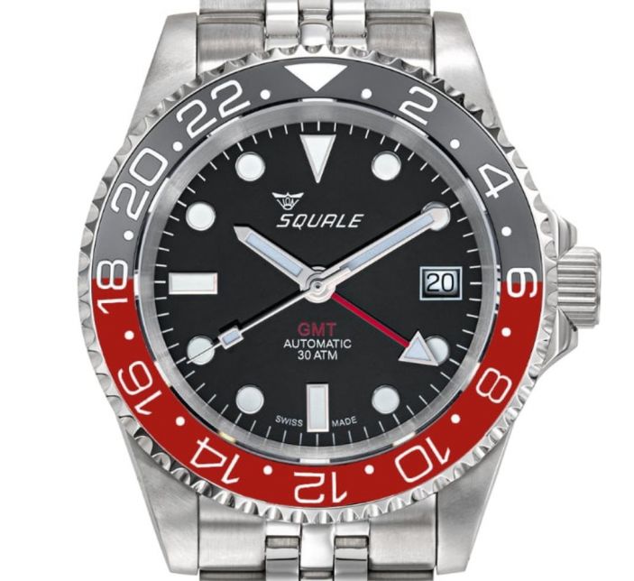 Montre Squale 1545 GMT SQGMTBKR