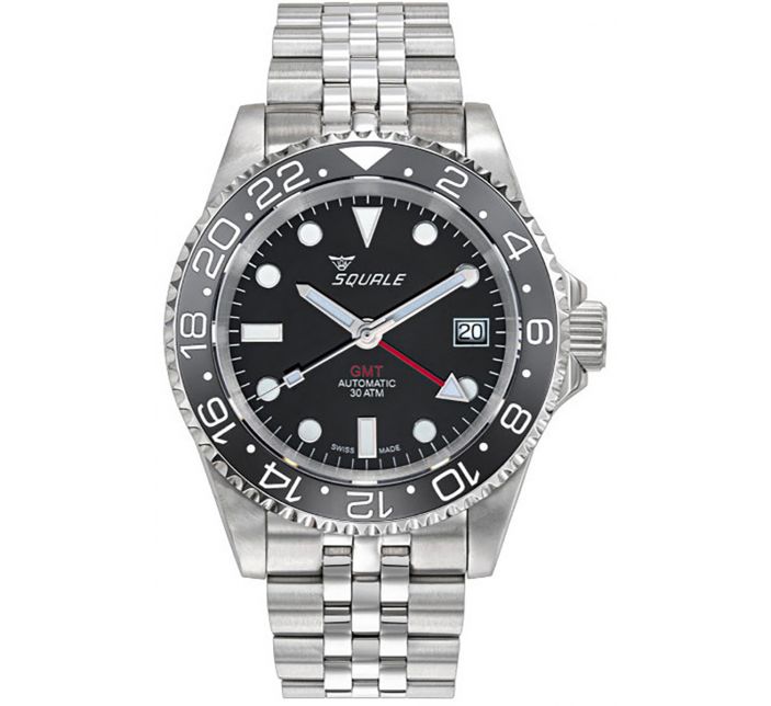 Montre Squale 1545 GMT SQGMTBKBK