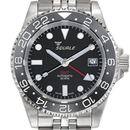 Montre Squale 1545 GMT SQGMTBKBK