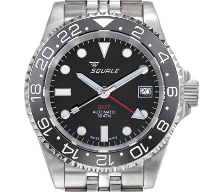 Montre Squale 1545 GMT SQGMTBKBK