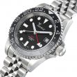 Montre Squale 1545 GMT SQGMTBKBK