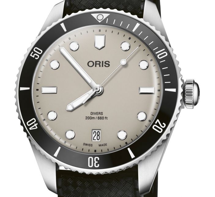 Cadran De Montre FE 4611 – Galbé Gris, 29.70 Mm, Index Dorés – Neuf Sans étiquette