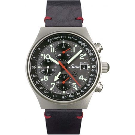 Chronograph 144 St DIAPAL Leather Strap - Sinn 